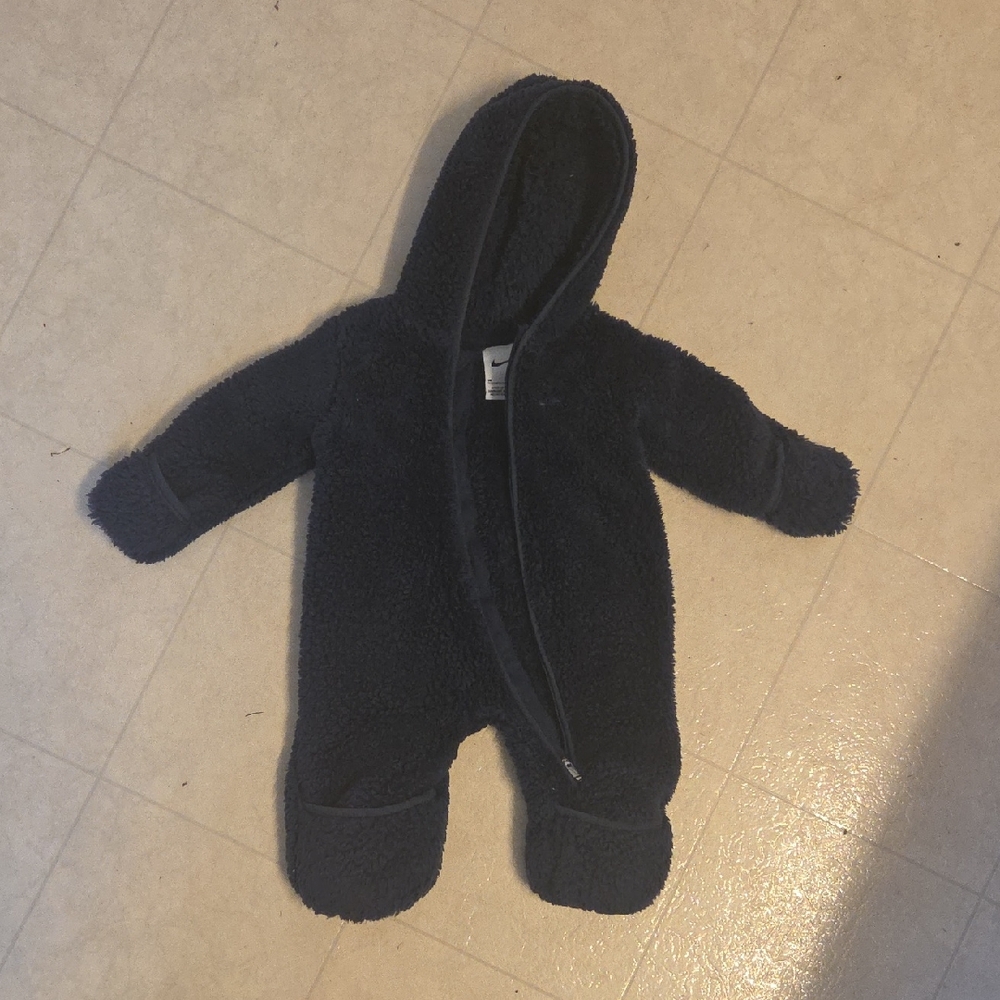 Nike Baby Hooded Fleece One-Piece